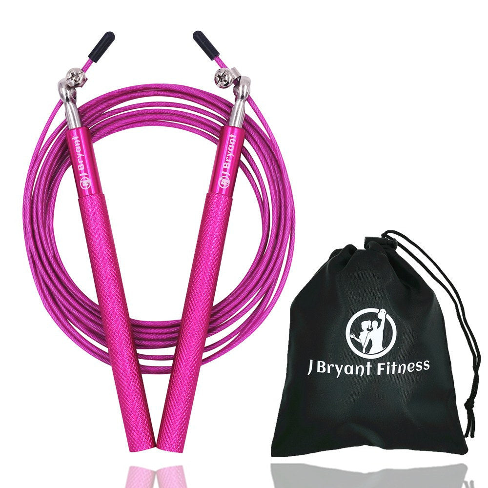 Crossfit Speed Jump Rope – Professional Skipping Rope for MMA, Boxing, Fitness, and High-Intensity Workouts (Includes Carrying Bag & Spare Cable)